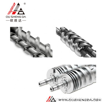 Extruder conical twin screw barrel for pvc pp wpc